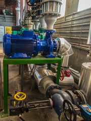 pumps, valves and piping hot and cold water