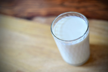 Milk in a Glass.