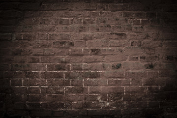 Fototapeta na wymiar Empty red brick wall background