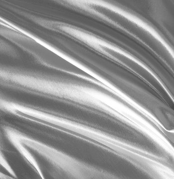 Silver Fabric Background