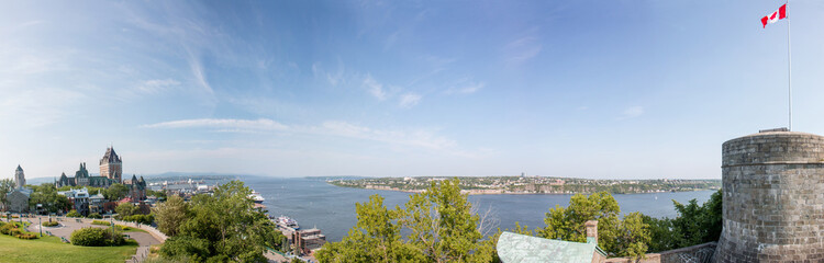 Obraz premium Panoramic View Québec from the Quebec Fortress Quebec City Québec Canada