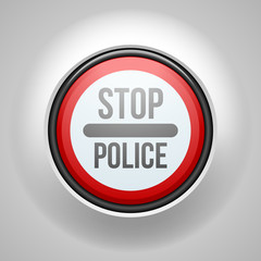 Stop Police sign