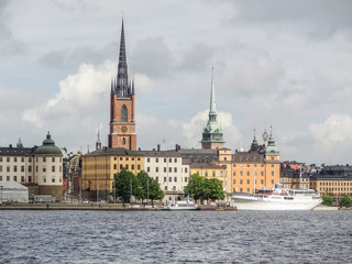 Naklejka premium Stockholm city view