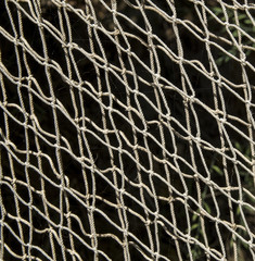 Fishing nets closeup