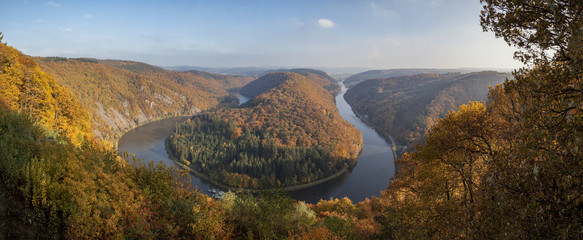 Saarschleife im Herbst