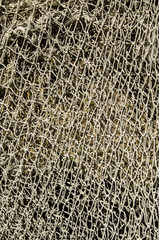 Fishing nets closeup