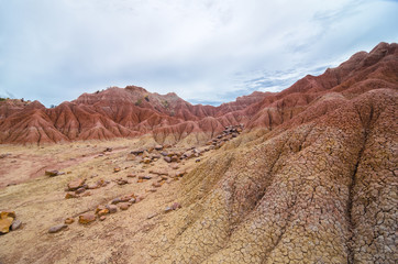 Another planet like terrain of Tatacoa desert 