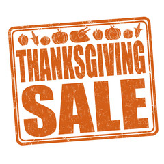 Thanksgiving Sale stamp