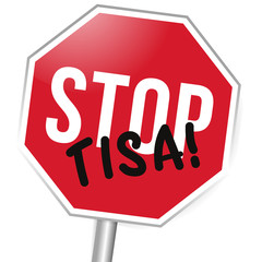 Stopschild Stop TISA