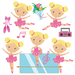 Ballerina vector illustration