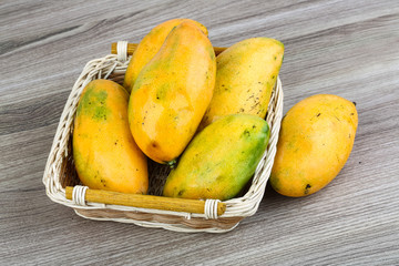 Ripe yellow mango