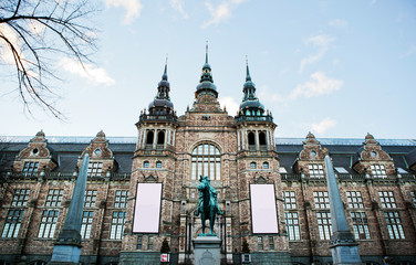 Fototapeta na wymiar Nordic Museum, Stockholm.