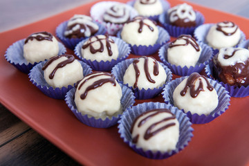 White Chocolate Cake Rolls