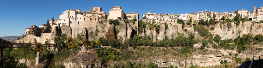 Fototapeta na wymiar Panorama of Cuenca in Castilla-La Mancha, Spain