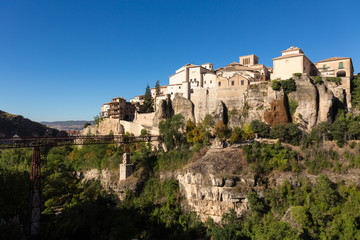 Overview of Cuenca in Castilla-La Mancha, Spain