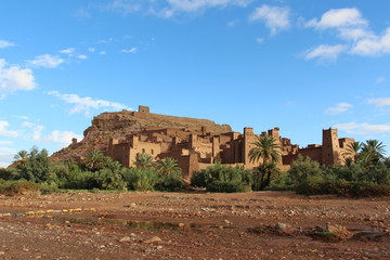 Fototapeta premium View of Ait Ben Haddou Kasbah. Ourzazate. Morocco