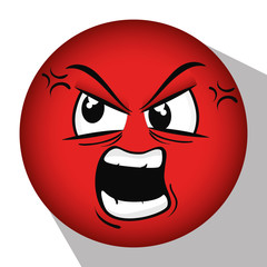Funny emoticon cartoon design