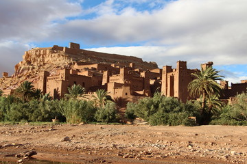 Obraz na płótnie Canvas View of Ait Ben Haddou. Ourzazate. Morocco