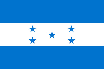 Flag of Honduras - obrazy, fototapety, plakaty