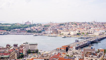 Fototapeta na wymiar View of Golden Horn Area, Istanbul