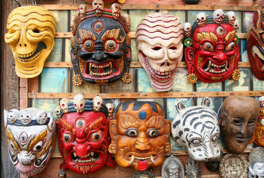 Colourful masks