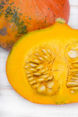 closeup of a pumpkin 
