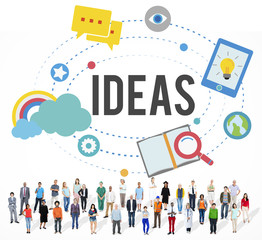 Ideas Inspiration Think Creative Research Concept