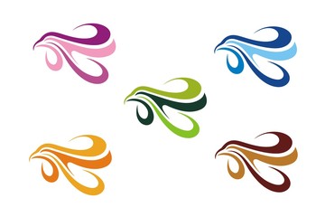 Fototapeta premium abstract head bird (variant color)