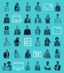 People Community Technology Connection Networking Concept