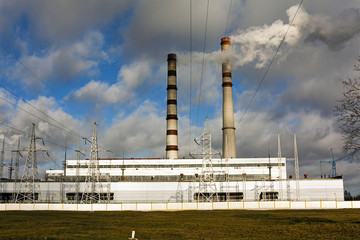 Obraz premium power plant .close up. 