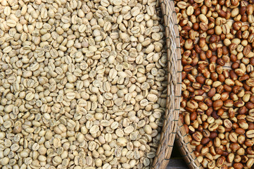 Coffee beans for backgrounds or textures
