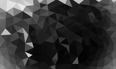 Fototapeta premium low poly background black 1