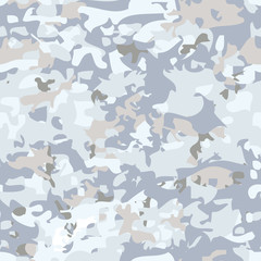 White camouflage pattern.
