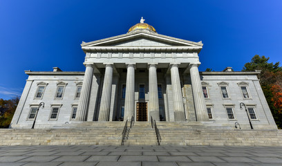 Obraz premium The State Capitol Building in Montpelier Vermont, USA