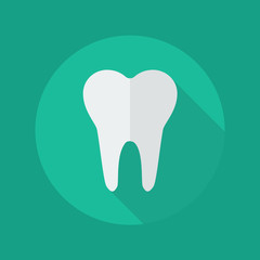 Medical Flat Icon. Dentistry symbol
