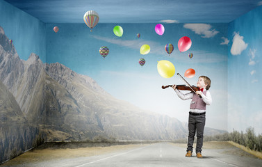He is little talent