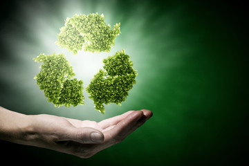 Recycling green concept