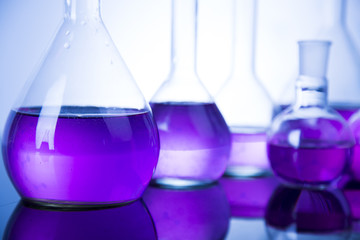 Laboratory glass, Chemistry science concept
