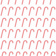 Candy Canes Seamless Background