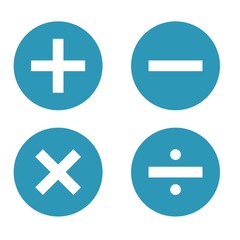 Obraz premium Color button calculator 