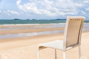 chair on the beach