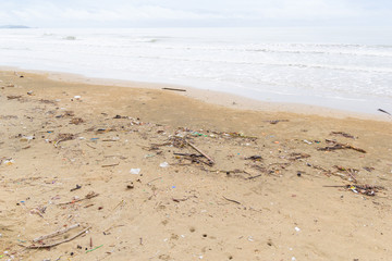 Garbage on the beach