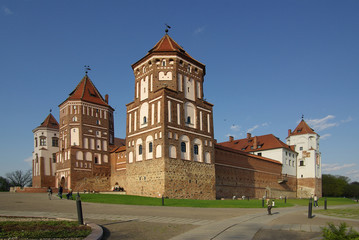 Fototapeta na wymiar Mir Castle Complex. Belarus