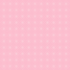 Pink background with snowflakes