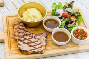 t-bone beef steak
