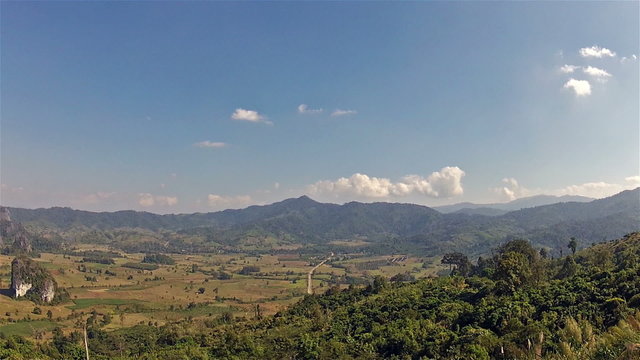 Mountain landscape northern  Thailand/Beautifu mountain landscape  northern  Thailand