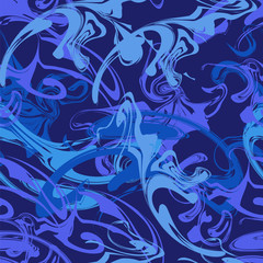  Seamless pattern spilled oil