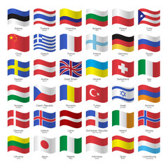 World flags collection - 94704078