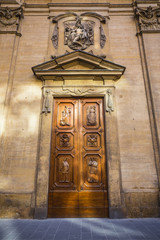 Wooden Ancient Italian Door