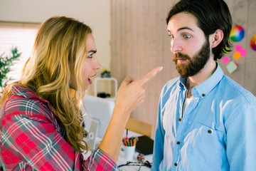 Creative team arguing